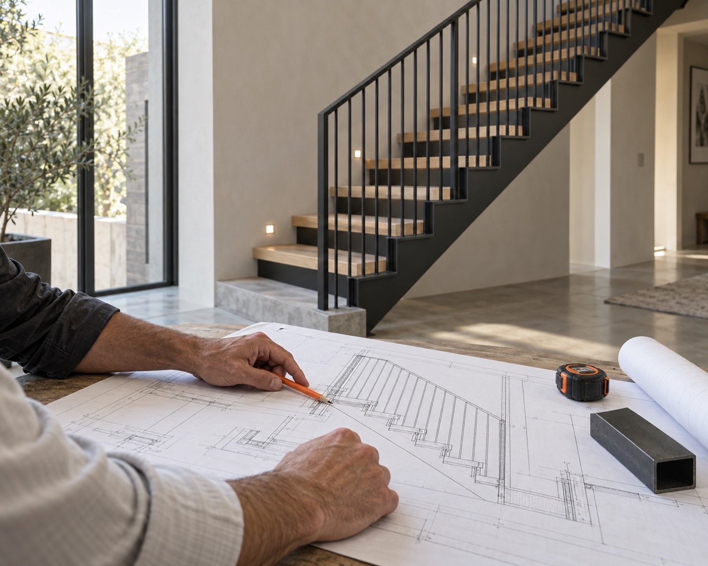 Metal Master fabrication work coordinated from architectural drawings