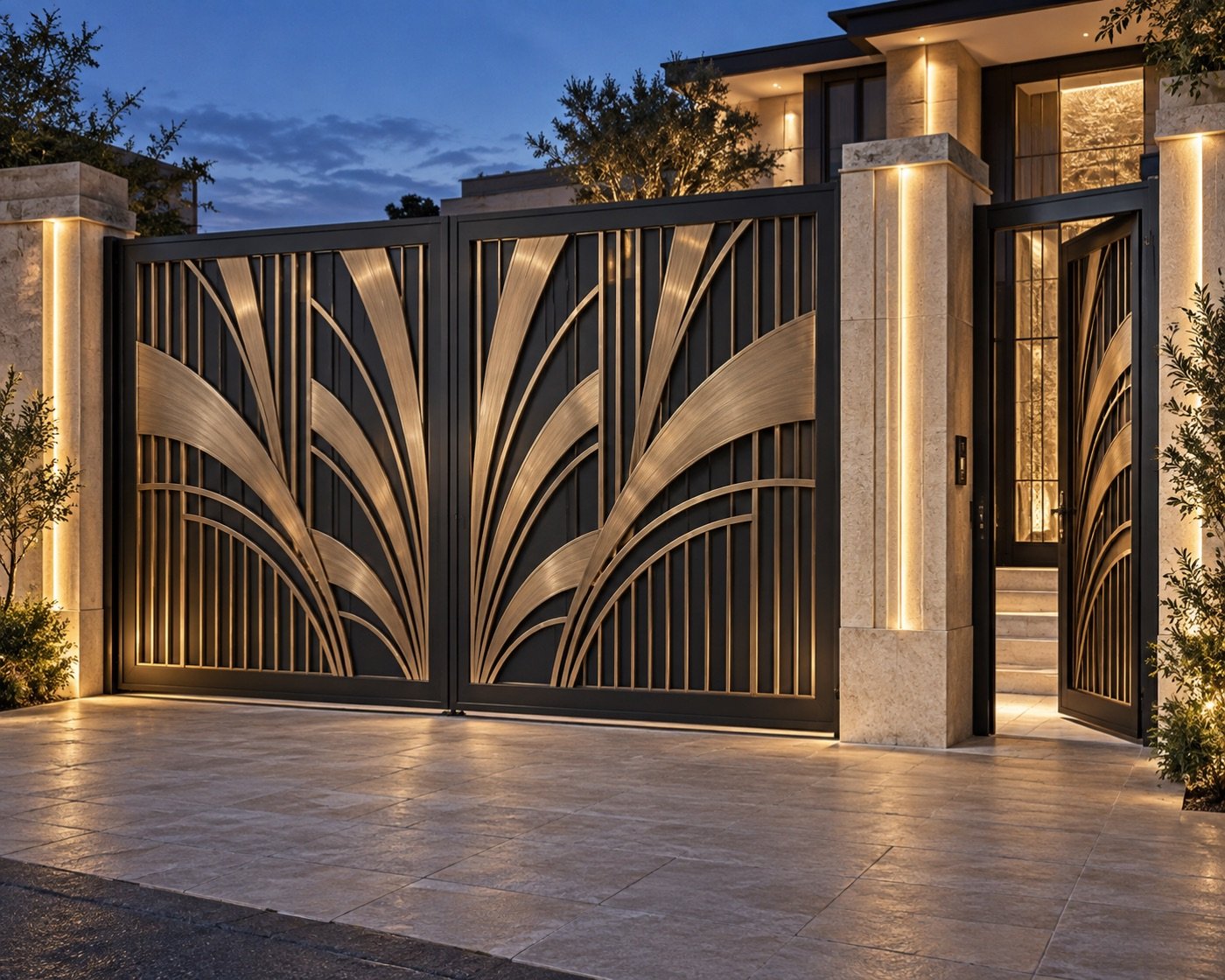 Gates & Main Doors fabricated by Metal Master