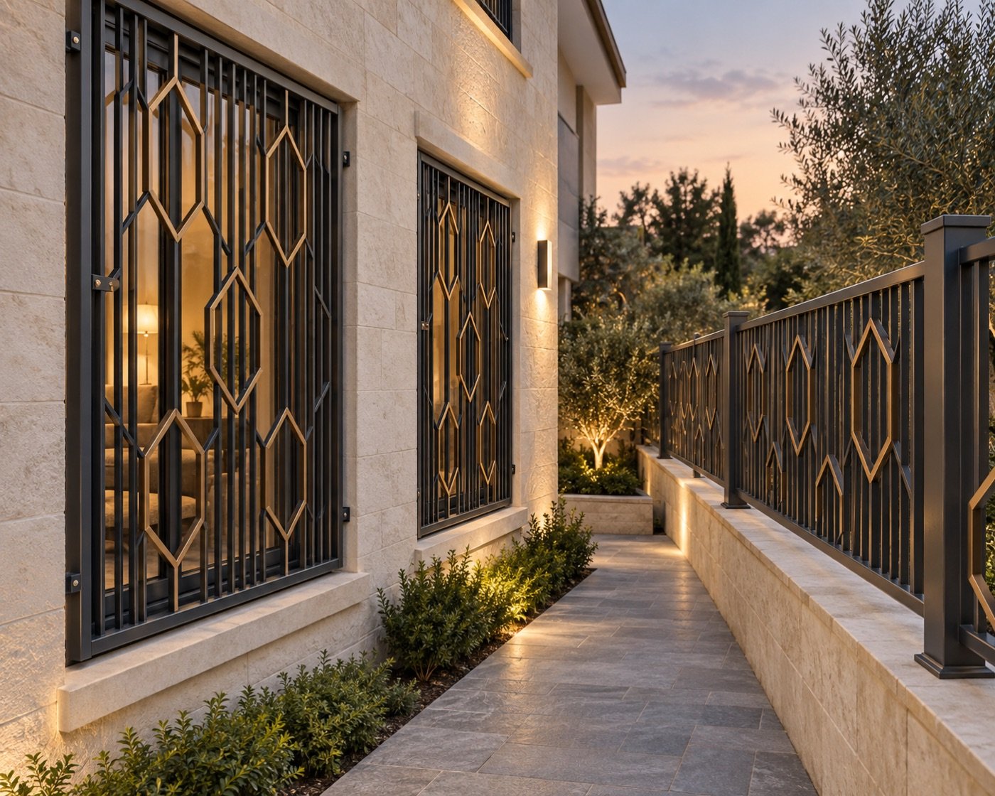 Grills & Fencing fabricated by Metal Master